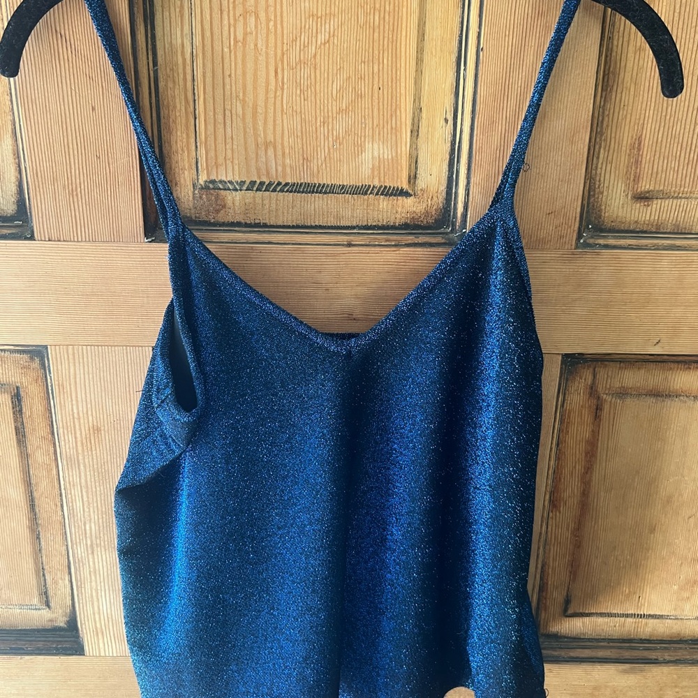 Elegant Blue Women's Top